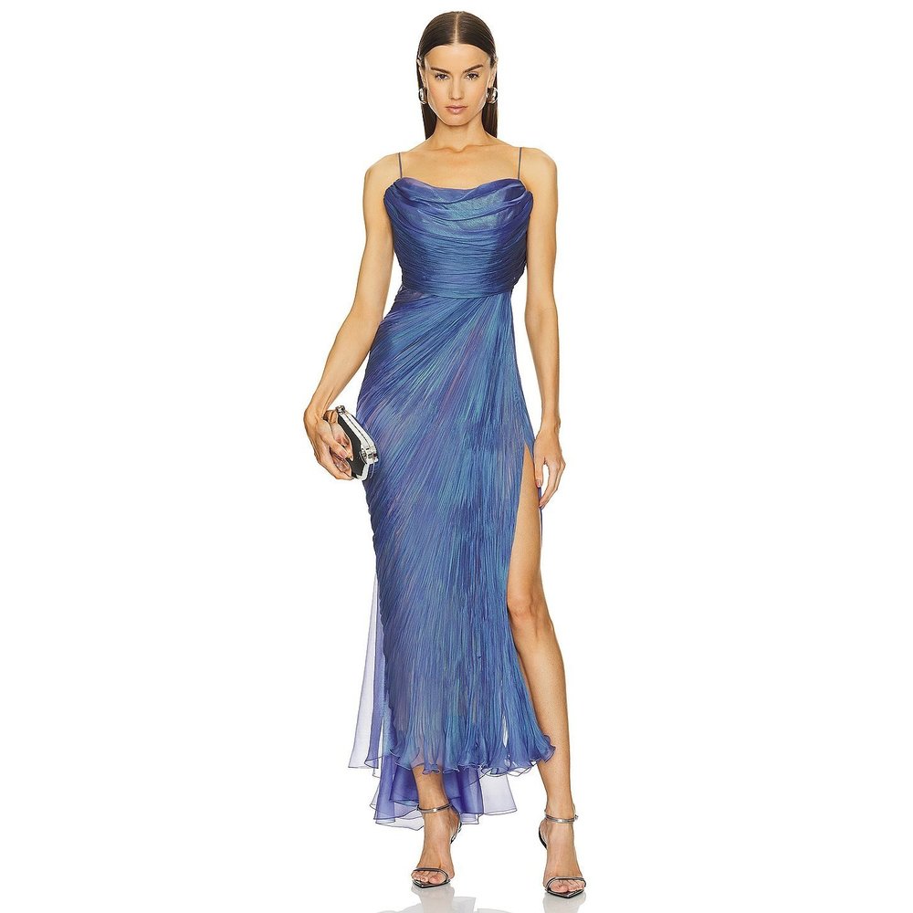 Elegant Blue Evening Dress